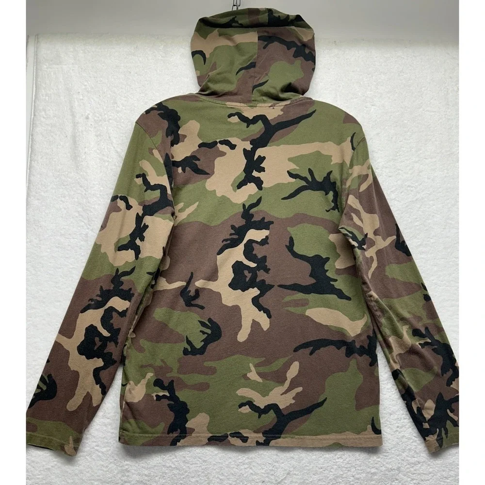 Polo Ralph Lauren Mens Size S Camo Long Sleeve Hoodie Sweatshirt (J6)